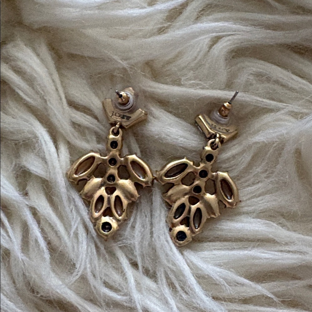J. Crew rhinestone earrings - Picture 3 of 4